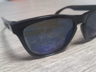 Occhiali da sole Oakley Frogskins neri e blu