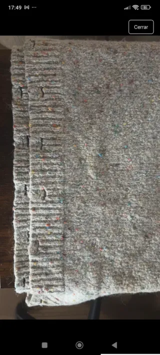 Jersey crop blanco multicolor S