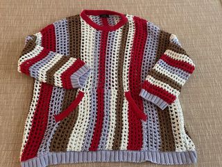 Jersey Parfois Crochet Rayas Talla Única