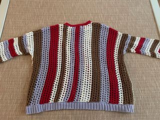 Jersey Parfois Crochet Rayas Talla Única