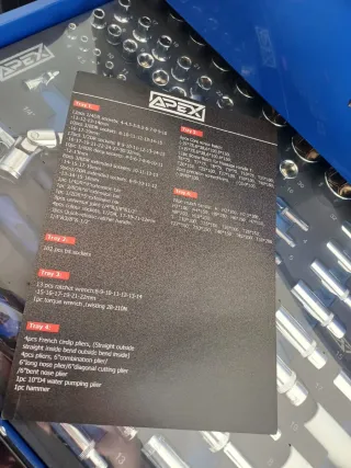 Carro de herramientas APEX profesional