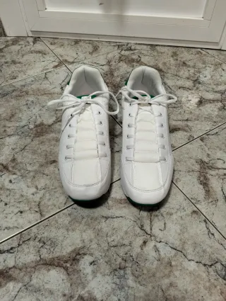 Bambas Lacoste Blancas y Verdes (No Auténticas)