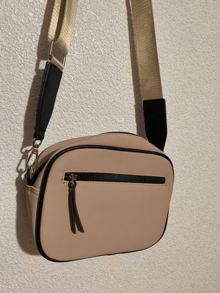 Bolso bandolera Matties beige