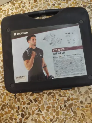 Kit Pesas Gimnasio 20 kg (44 lb)