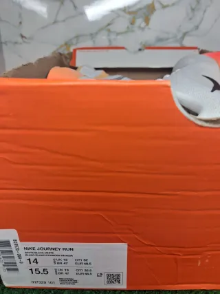 Zapatillas Nike Talla 48.5 Blancas Naranja