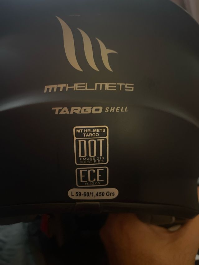 Casco Moto MT Helmets Talla L