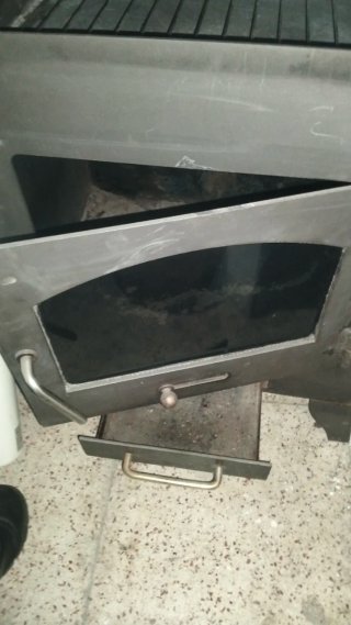 Estufa de leña OSLO con horno panadero(250€)