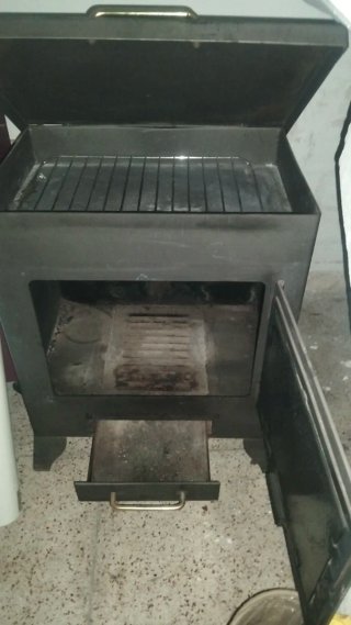 Estufa de leña OSLO con horno panadero(250€)