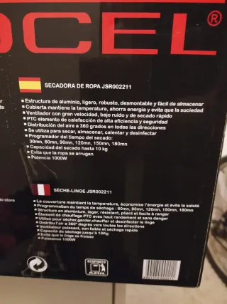 Secadora de Ropa JSR002211