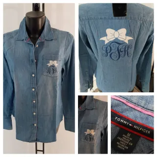 Camicia Tommy Hilfiger Denim con Monogramma