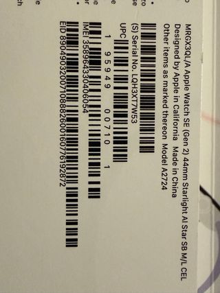 Apple Watch SE 2 generación GPS + Cellular 2024