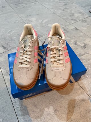 Adidas Gazelle Bold 2 Beige/Rosa Talla 35.5