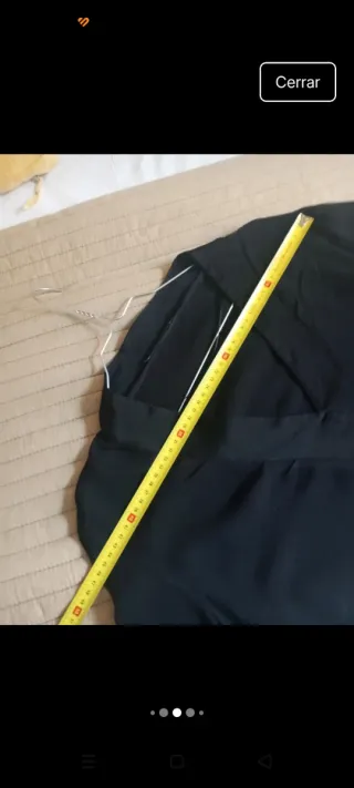 Blusa Zara Woman Negra Talla L