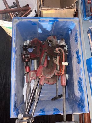 Juego de llaves grifa para tuberías