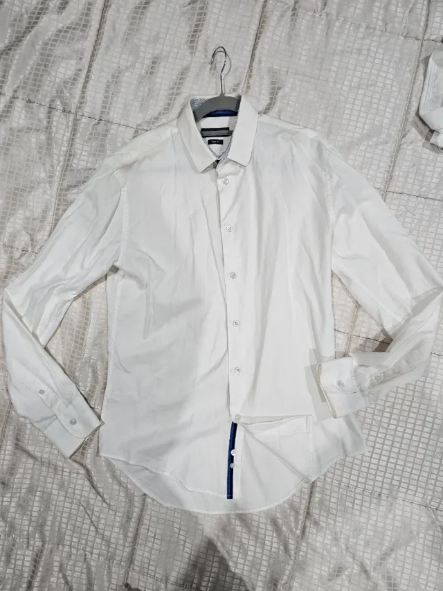 Camisa Zara Blanca Hombre Talla M