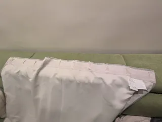 Par de cortinas grises