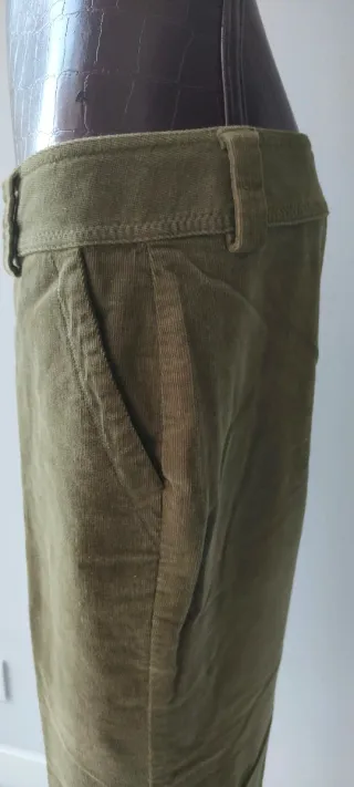 Pantalón de pana verde