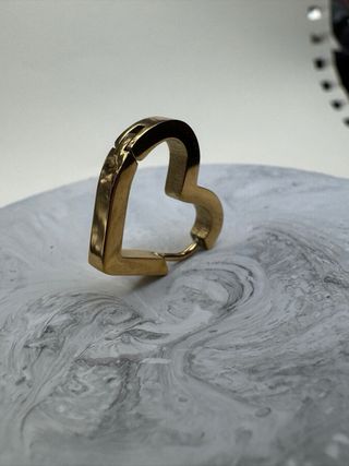 Mix Orecchini Cuore e Cerchietti Oro Nero