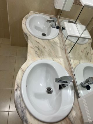 Mueble de baño doble seno