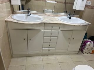 Mueble de baño doble seno