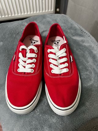 Zapatillas Disney Rojas Mujer