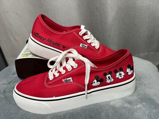 Zapatillas Disney Rojas Mujer