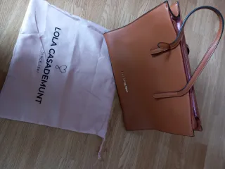 Bolso de mano Lola Casademunt marrón