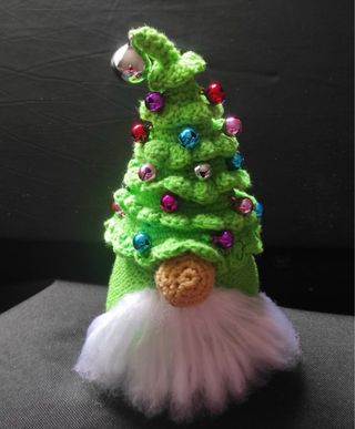 Gnomo Navideño Tejido