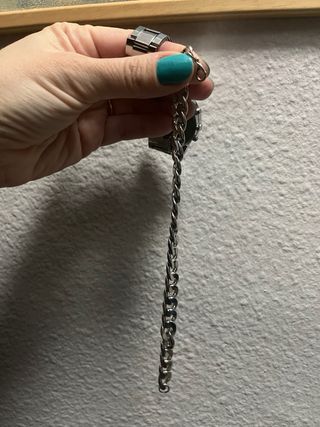 Reloj Geneva Negro y Plateado