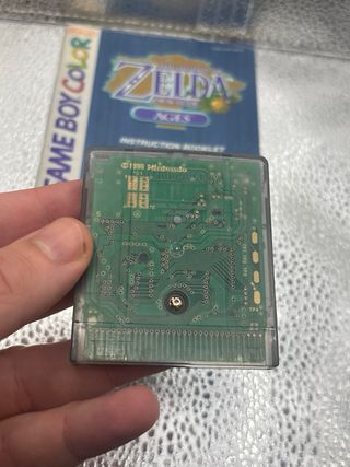 Zelda Oracle of Ages Game Boy Color Manual