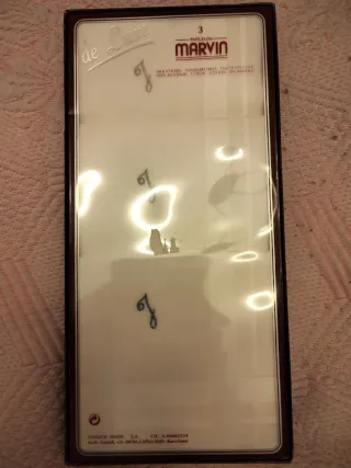 Estuche 3 pañuelos bordados MARVIN