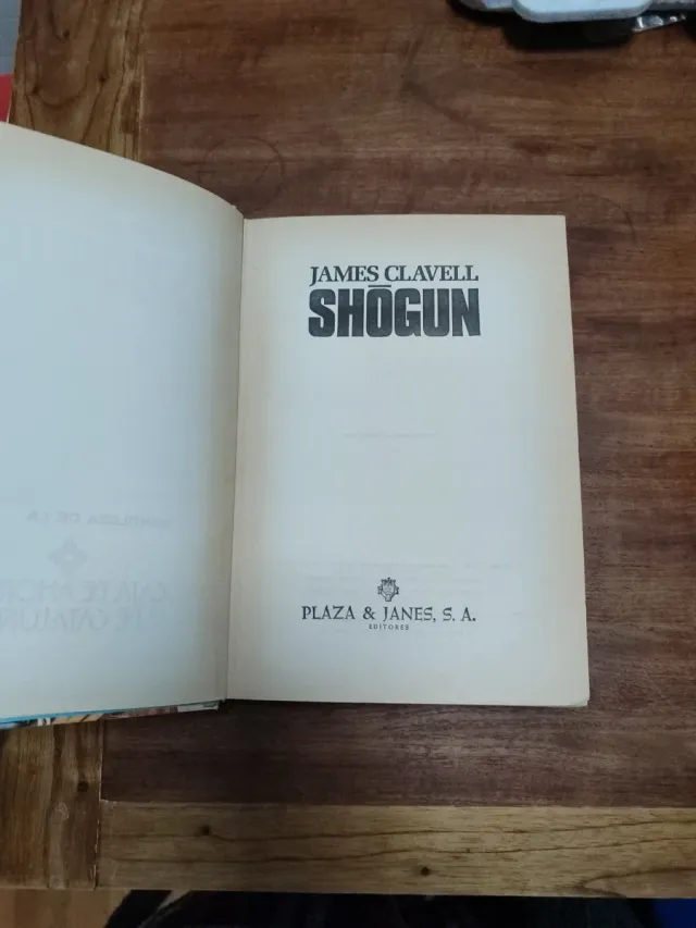 Libro James Clavell Shogun