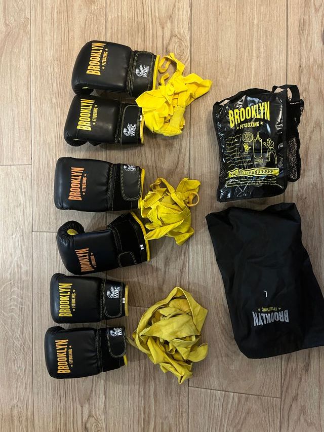 Pack Boxeo Brooklyn: Guanti + Fasce