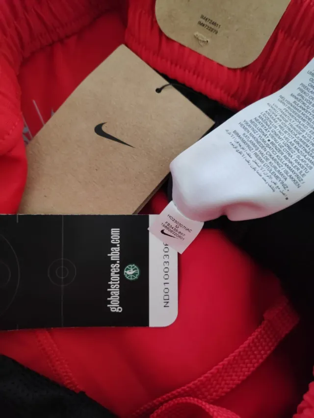 Pantalón Nike Chicago Bulls Rojo y Negro