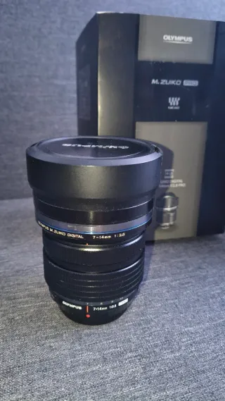 Objetivo Olympus M.Zuiko Digital 7-14mm 2.8f +ND64