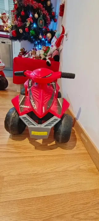 Quad Racy Feber Eléctrico Infantil Rojo