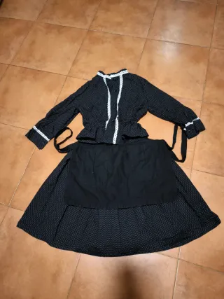 Traje de casera para niña 4-5 años