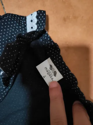 Traje de casera para niña 4-5 años