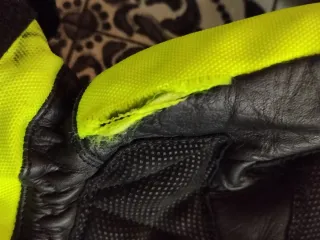 Guantes Moto Talla L Negro y Flúor