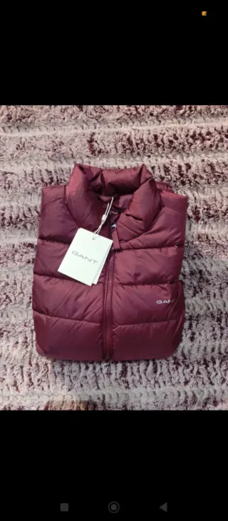 Chaleco Gant burdeos Hombre