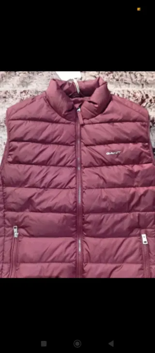 Chaleco Gant burdeos Hombre