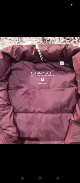 Chaleco Gant burdeos Hombre