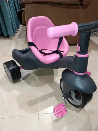 Triciclo infantil Molto evolutivo rosa