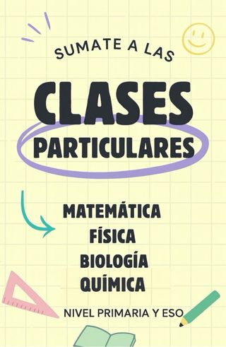Clases particulares alumnos ESO y primaria