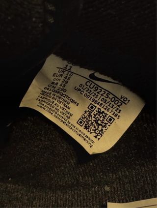 Nike Air Force 1 Supreme Black