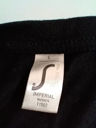 Camiseta Paris Mujer Negra