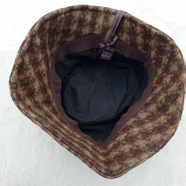 Cappello lana marrone scozzese