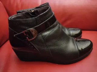 Botas Pitillos Piel Negras