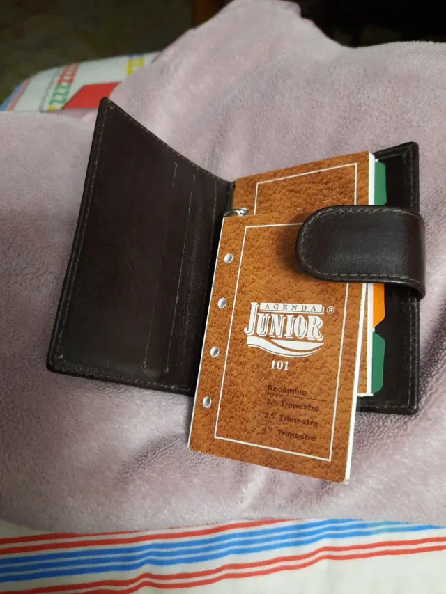 Agenda de piel con recambios