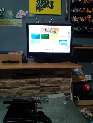 Consola Nintendo Wii Negra completa